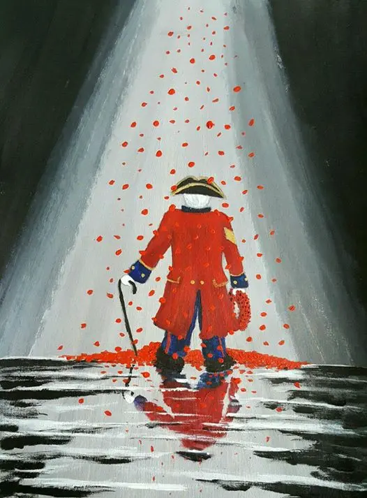 180 Limited Edition Giclée Art Print: 'Poppy Shower' 1