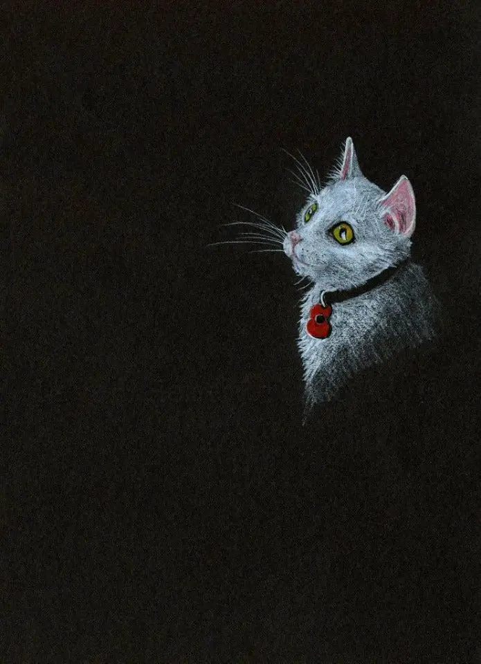 274 Limited Edition Giclée Art Print: 'Poppy Cat #2' 1