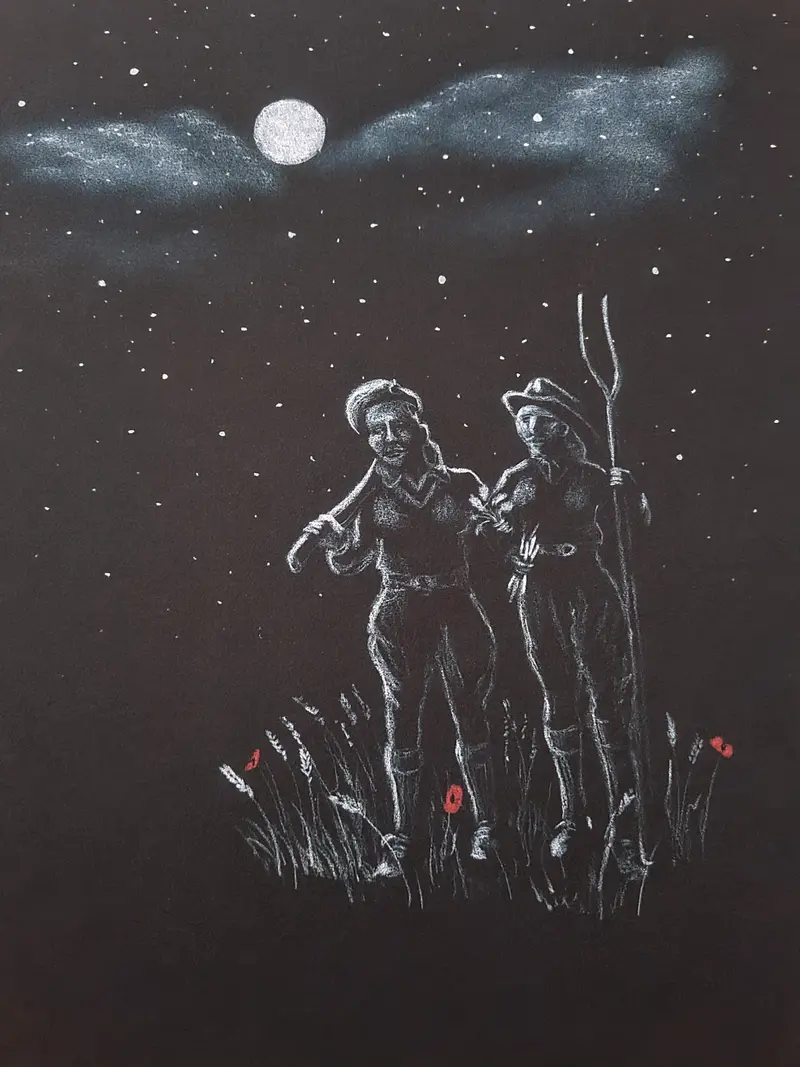 298 Heritage Giclée Print – 'Land Girls Of Wwii' 1