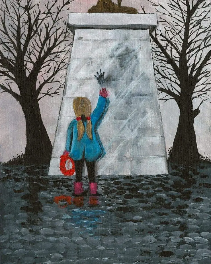 328 The Spirit Of Remembrance Original Acrylic Painting 1