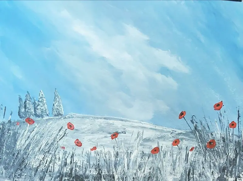 343 Winter Poppies Open Edition Giclée Print 1