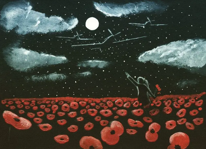 354 Moonlit Flypast Limited Edition Giclée Print 1