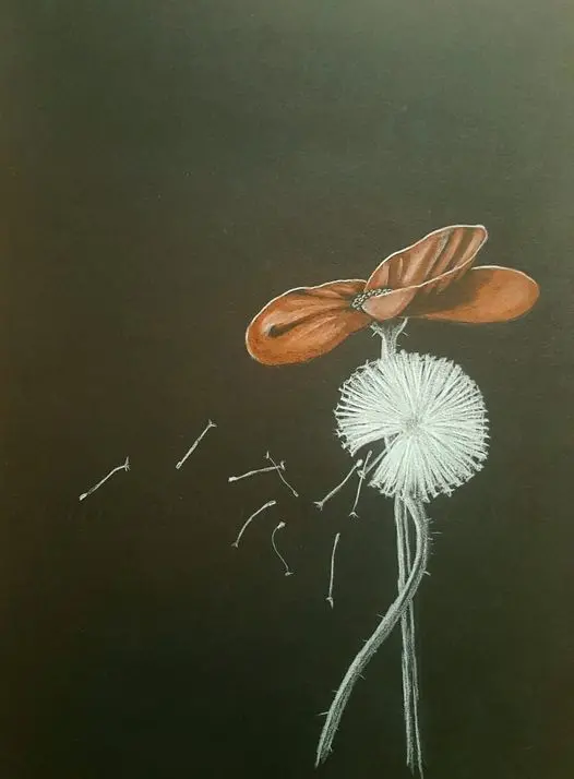 384 Limited Edition Giclée Print – 'Poppy Clock' 1