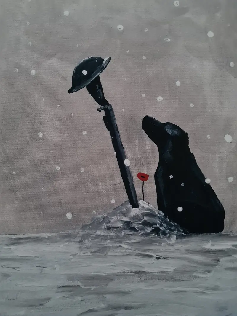 405 Winter Giclée Print – 'Waiting In The Snow' 1