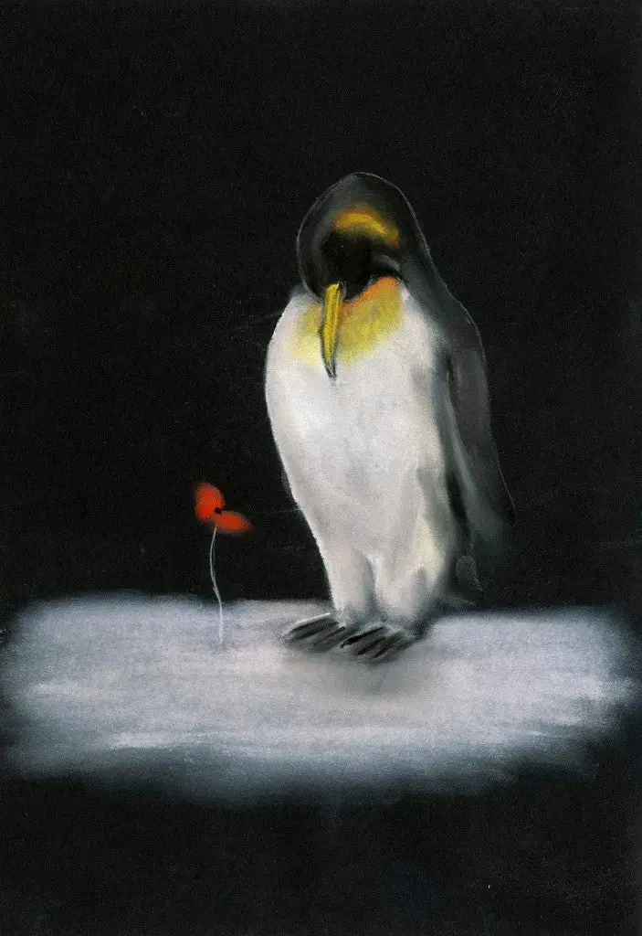419 Pastel Original Painting – 'King Of The Night' 1