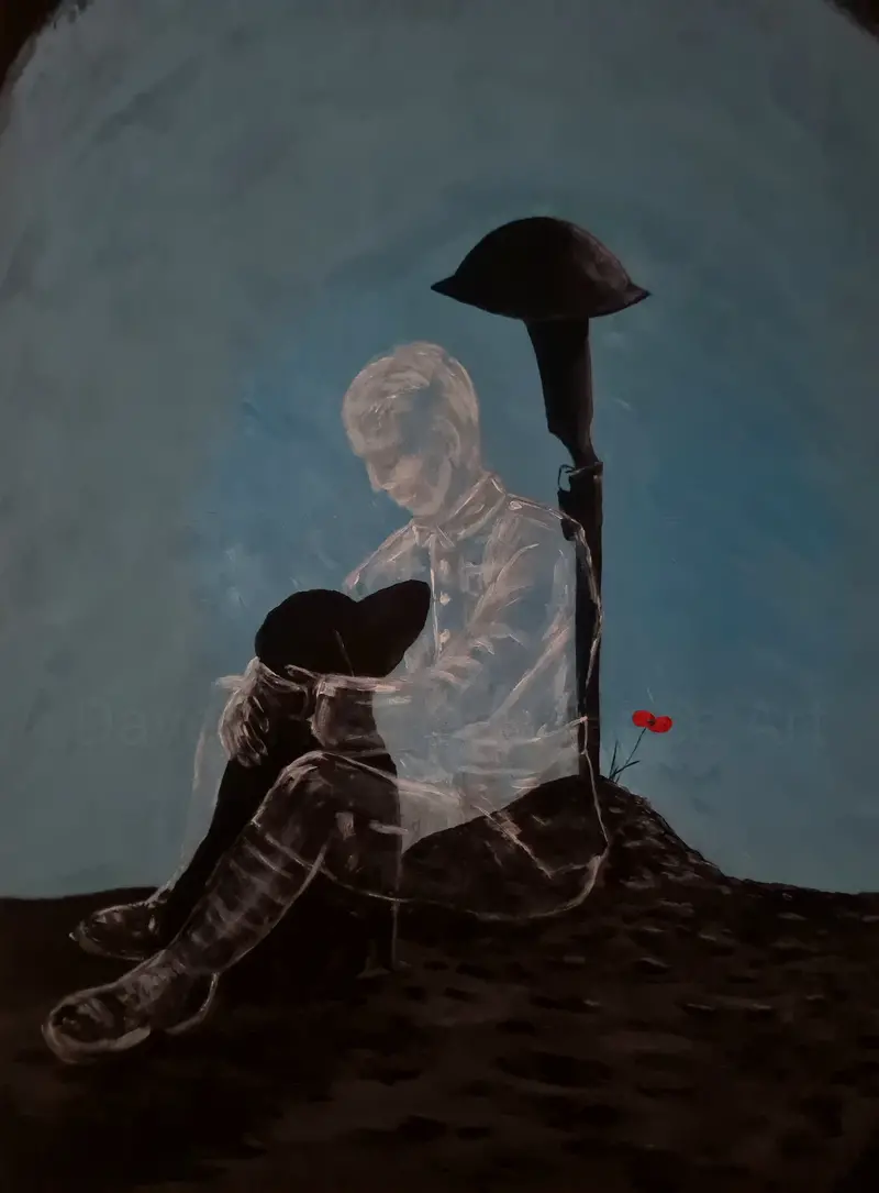 471 Limited Edition Fine Art Giclée Print: 'Miss You Too, Mate (Wwi Version)' 1