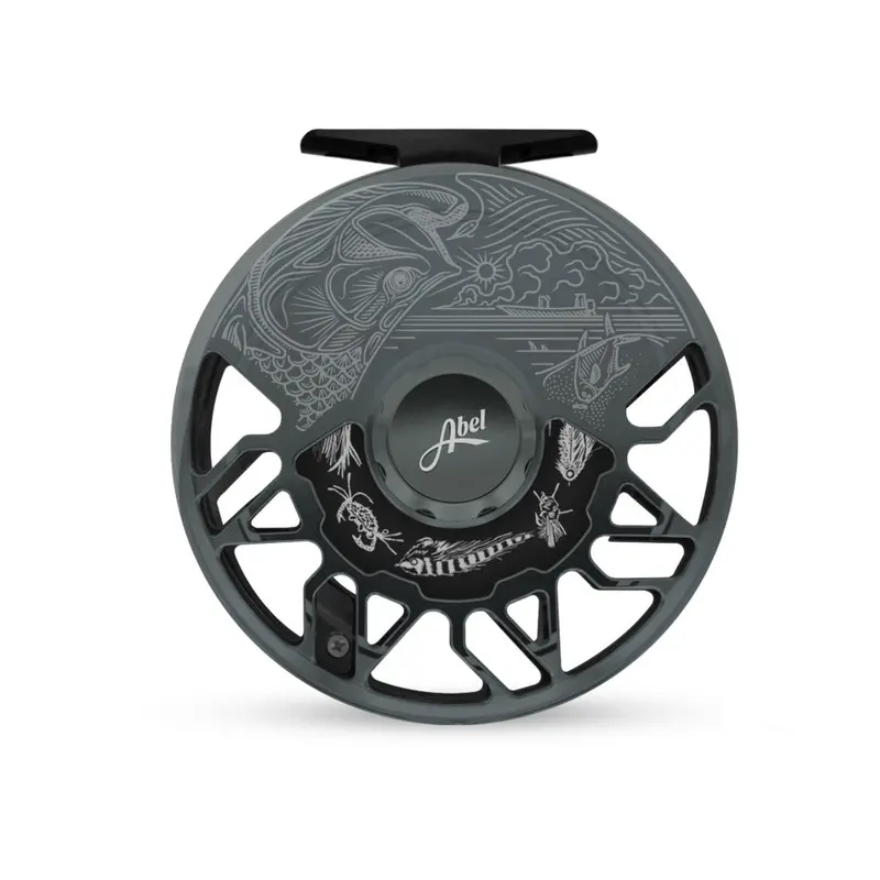 Abel Rove Saltwater Fly Reel With Graphic Anodized Plate 1