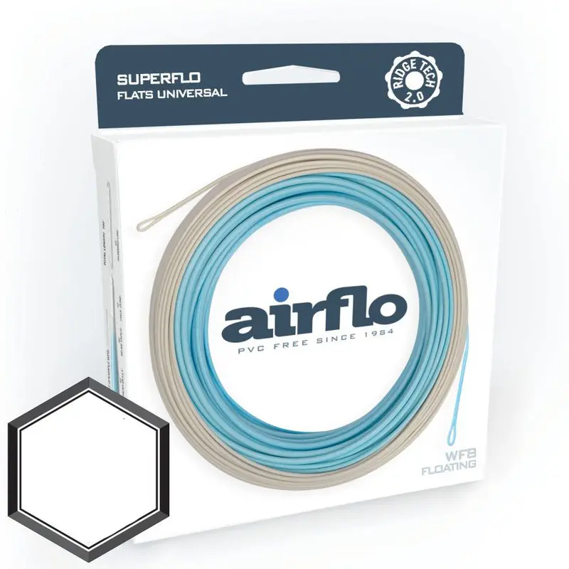Airflo Superflo Ridge 2.0 Flats Universal Taper Floating Fly Line 1