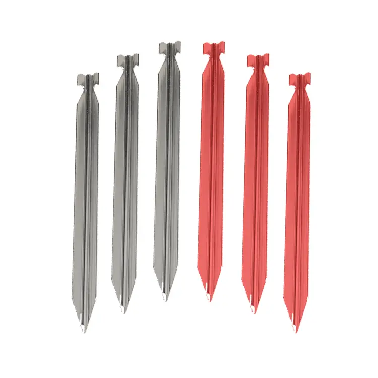 Aluminum J-Stakes – Lightweight Tent Anchors 1