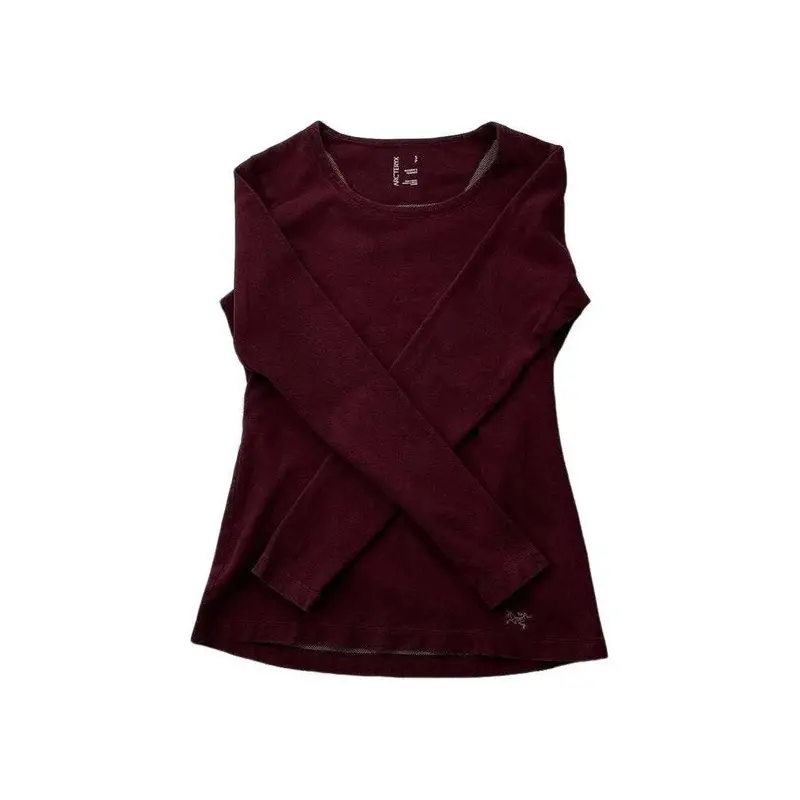 Arc’Teryx Women’S Cotton-Blend Thermal Base Layer – Purple Small (Pre-Owned) 1