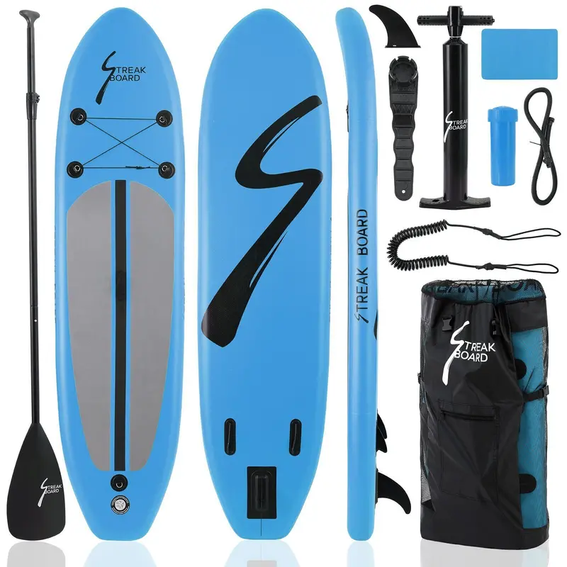 Arlopu 10Ft Inflatable Sup Board – Complete Starter Kit With Adjustable Aluminum Paddle 1