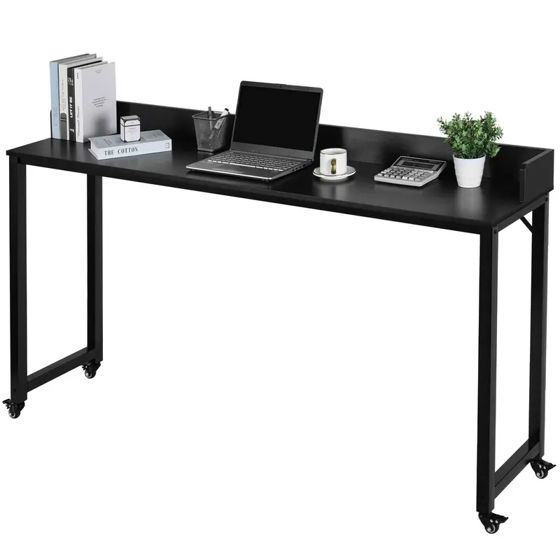 Arlopu 70.8-Inch Mobile Overbed Table On Casters—Adjustable Laptop Cart For Full Or Queen Beds 1