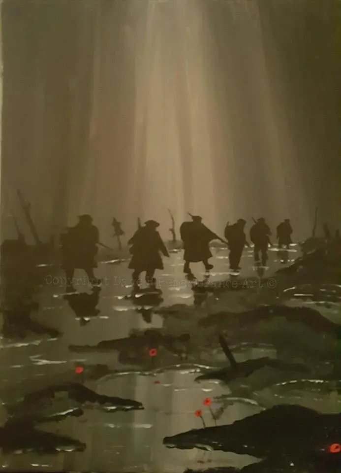 Atmospheric Street Scene: 'Just Walking In The Rain' 1