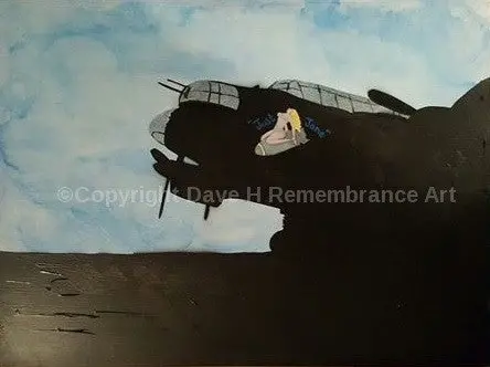 Aviation Art Original: 'Just Jane' 1