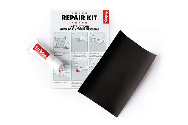 Beanbag Repair Kit – Zipper, Fabric Patch & Sewing Supplies 1