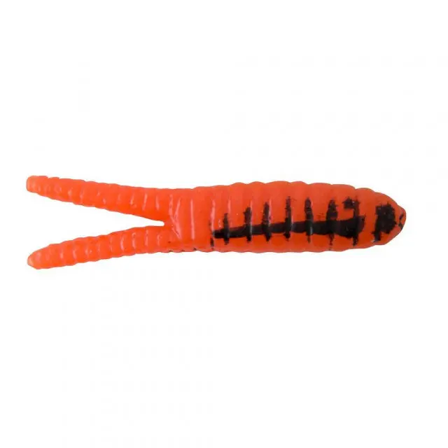 Beetle Spin Spinnerbait – 1/8 Oz, 1.5 In (4 Cm), Nickel Blade, 8-Blade Design, Fire Orange Chartreuse 1