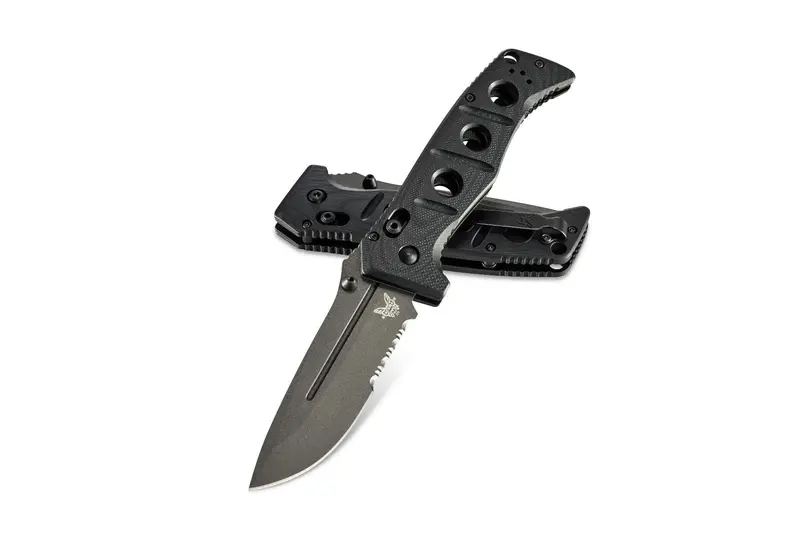 Benchmade Adamas Tactical Folder – Gray G10 Handle (275Sgy-1) 1
