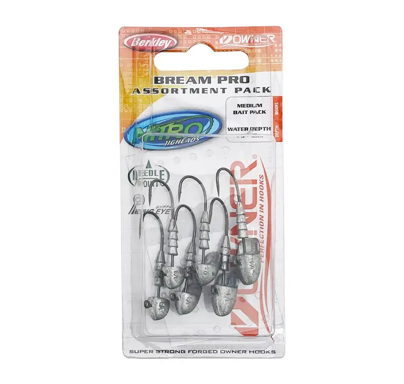 Berkley Nitro Bream Pro Jig Head Assortment – Pre-Weighted For Freshwater Bass & Panfish 1