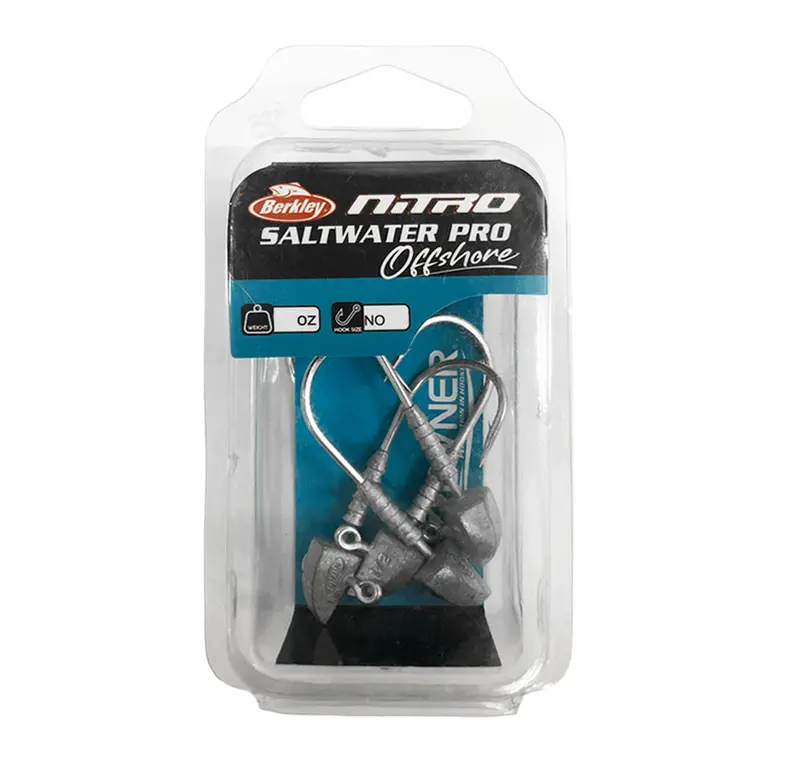 Berkley Nitro Saltwater Pro Offshore Jig Heads – Pack Of 6 1