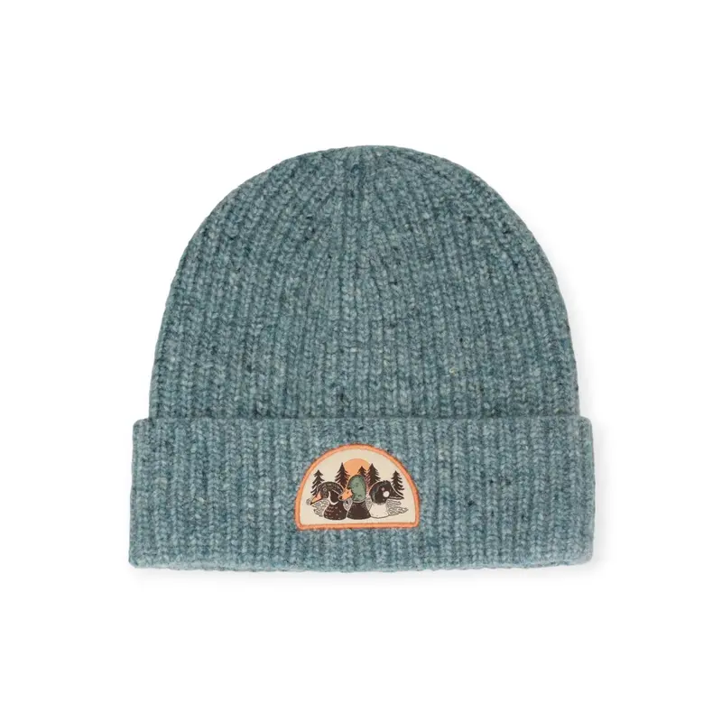 Bird Collective Duck Trio Wool-Blend Beanie – Artisan Knit Headwear 1