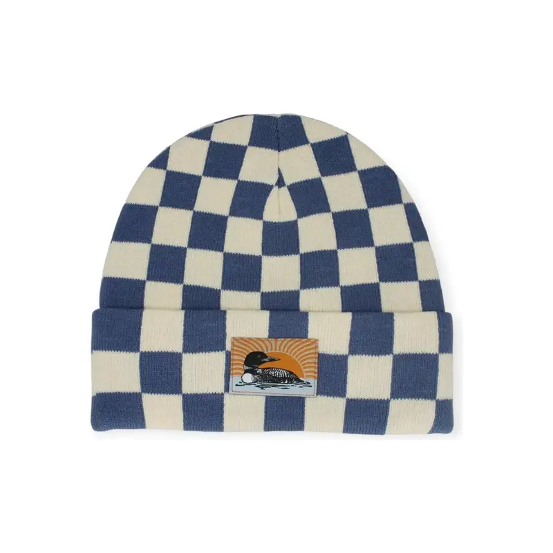 Bird Collective Loon Plaid Beanie For Men And Women 1