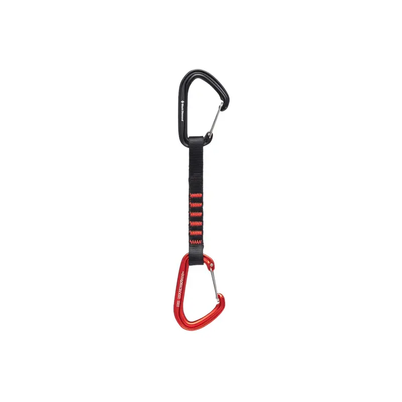 Black Diamond Hotwire Quickdraws – 16 Cm Aluminum Carabiner Set 1