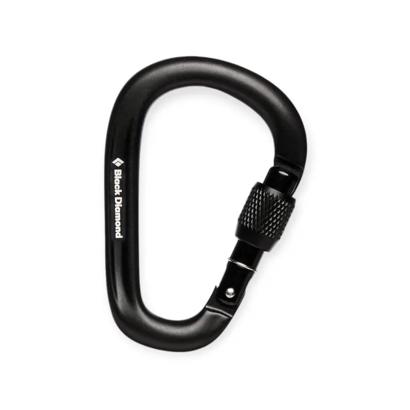 Black Diamond Pearlock Screwgate Carabiner – Lightweight And Secure 1