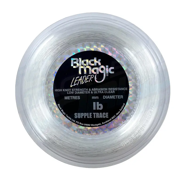 Black Magic Supple Trace Fishing Leader – Premium Nylon Monofilament 1