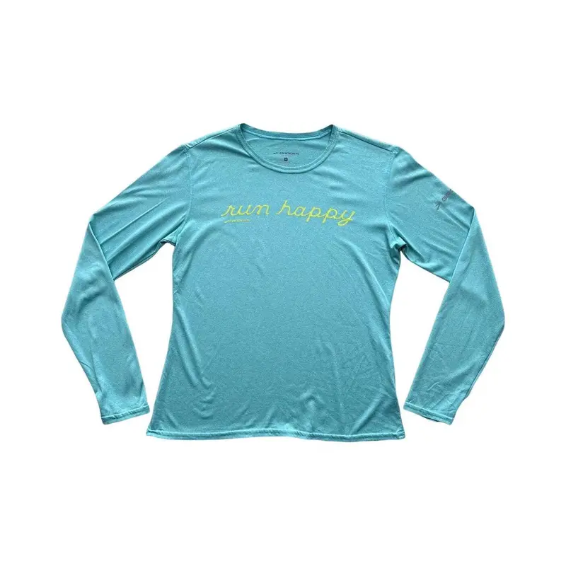 Brooks Run Happy Women'S Performance Running Top – Blue (Medium, Pre-Owned) 1