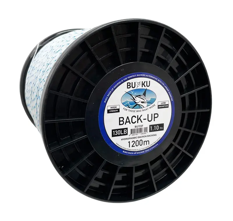 Buku Back-Up Hydrophobic Dacron Line – 1200M Spool 1