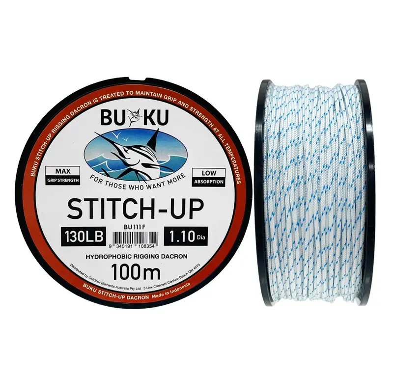 Buku Stitch-Up Hydrophobic Rigging Dacron – 100M Spool 1