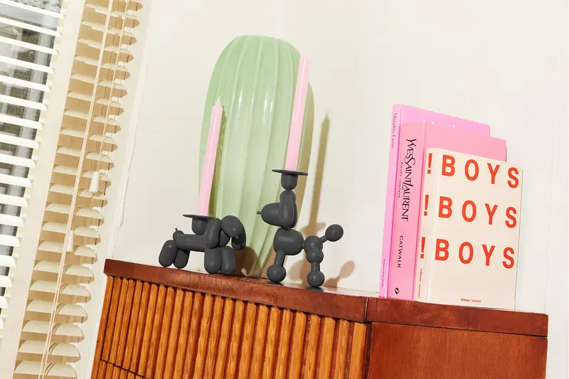 Can-Dog Ceramic Candle Holder – Playful Pet-Themed Accent 1