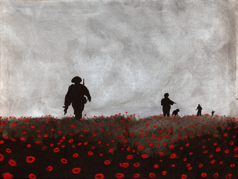 Canine Tribute Painting: 'Nowzad' 1