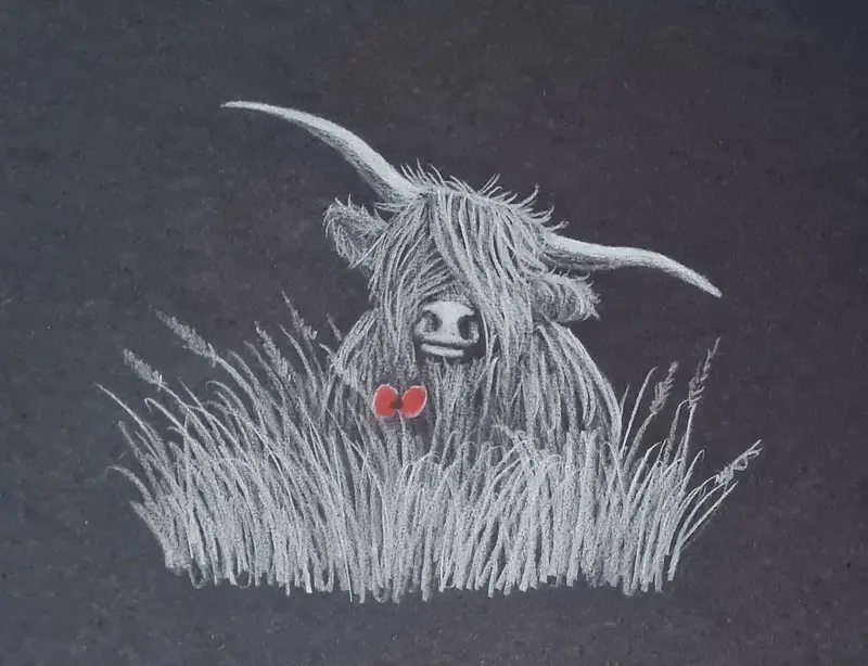 Canny Coo – Original Polychromo Artwork 1