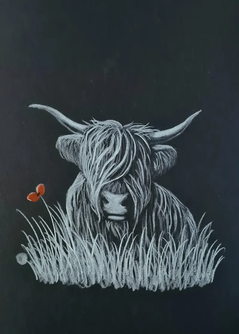 Character-Driven Polychromo Piece: 'Angus Coo' 1