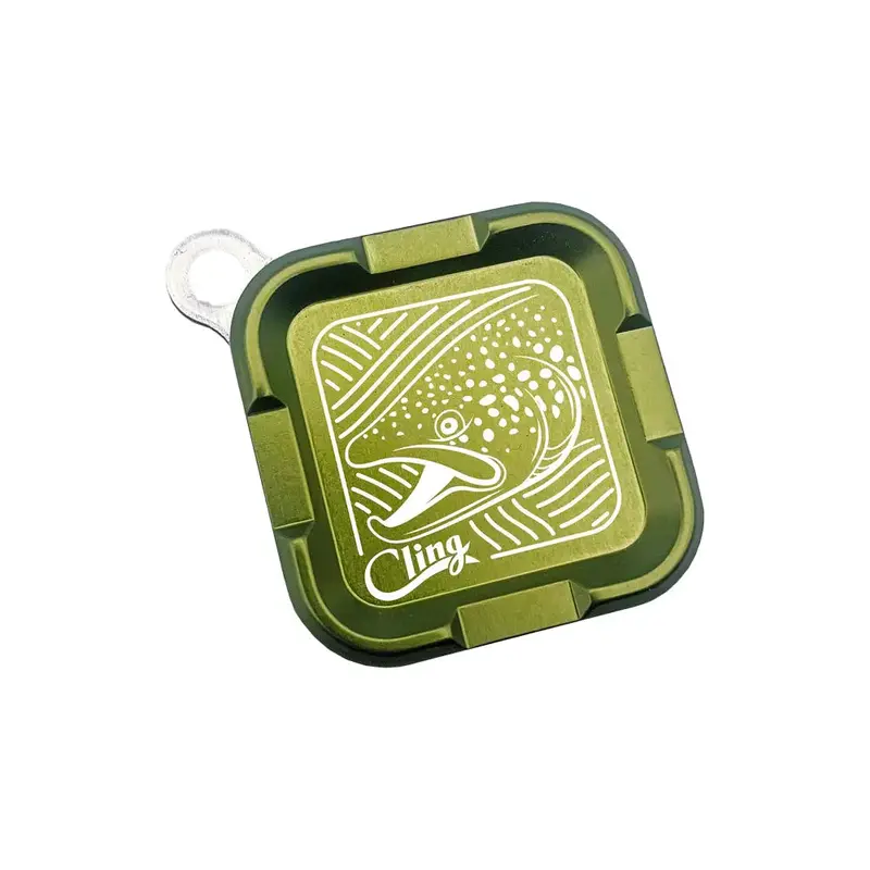 Cling Mag Grab Mini Fly Box – Brown Town Pattern 1