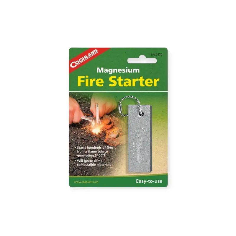 Coghlan'S Magnesium Fire Starter With Ferro Rod For Outdoor Ignition 1