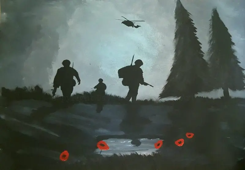 Collector’S Edition Giclée Print – Last Patrol Military Tribute 1