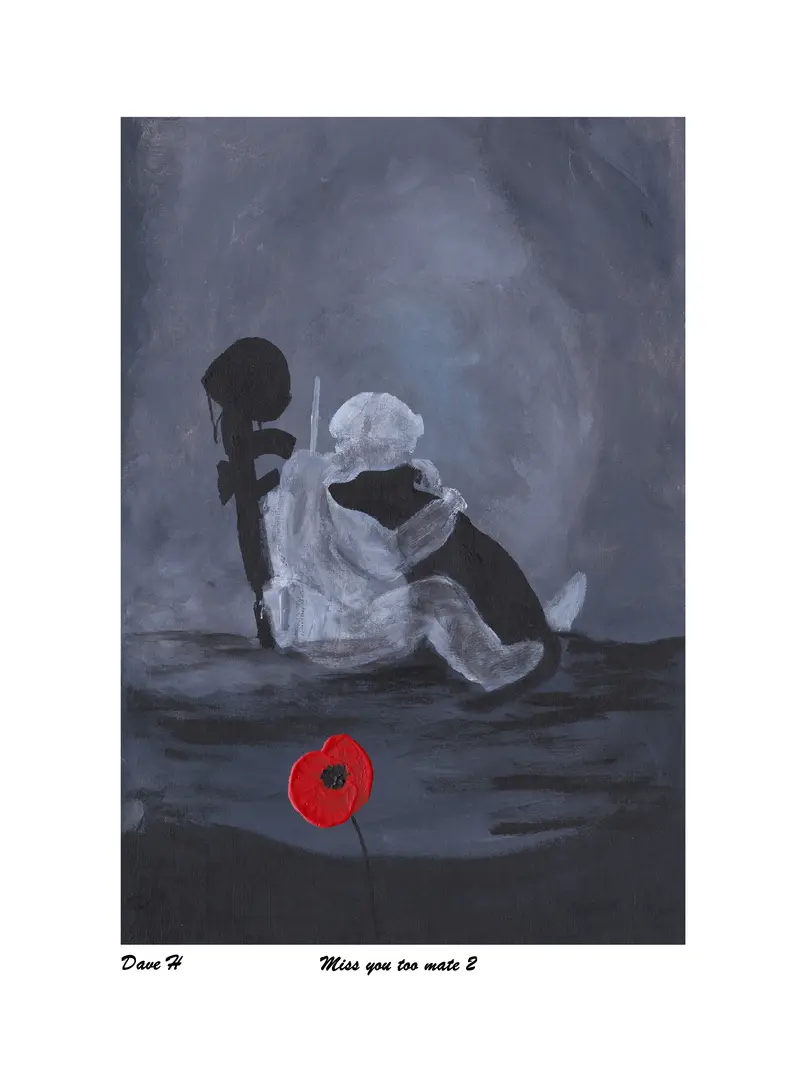 Collector’S Edition Giclée Print – Miss You Too Mate 2 1