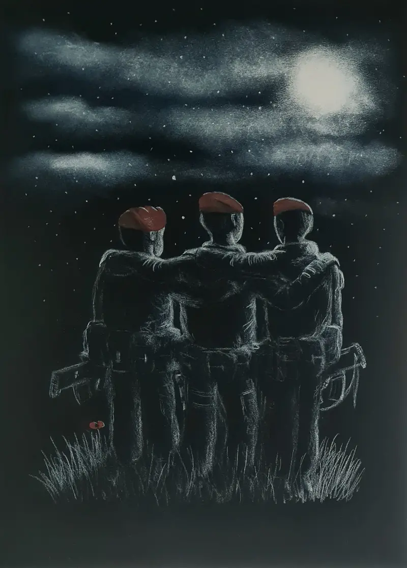 Collector’S Giclée Print (Limited Edition): 'Airborne Brothers From Another Mother' (No. 550) 1