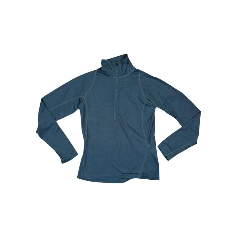 Columbia Women'S Blue 1/4-Zip Base Layer – Size Xs (Gently Used) 1