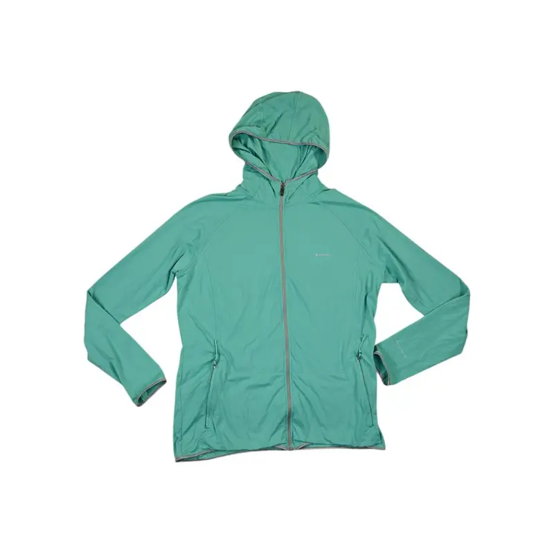 Columbia Women'S Green Omnishade Full-Zip Hoodie – Size Xl (Used) 1