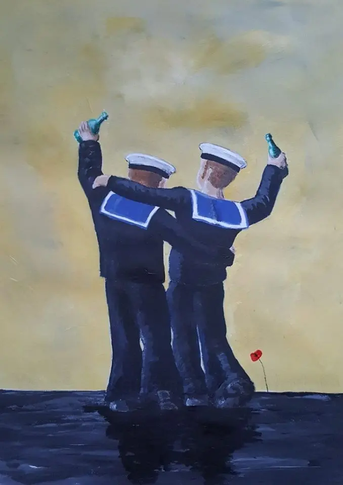 Commemorative Naval Art: 'Shipmates' 1