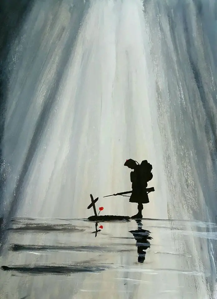 Contemporary Figurative Painting: 'Scottish Sorrow' 1