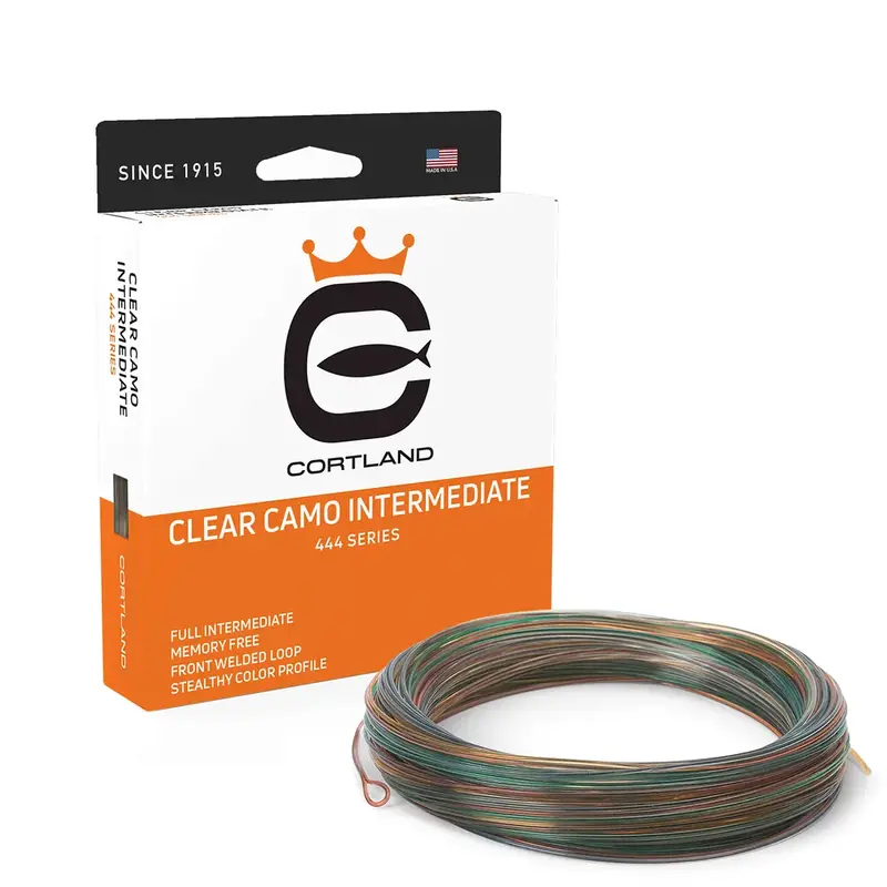 Cortland 444 Clear Camo Intermediate Fly Line – Concealed Sinking Line With Natural Blending 1