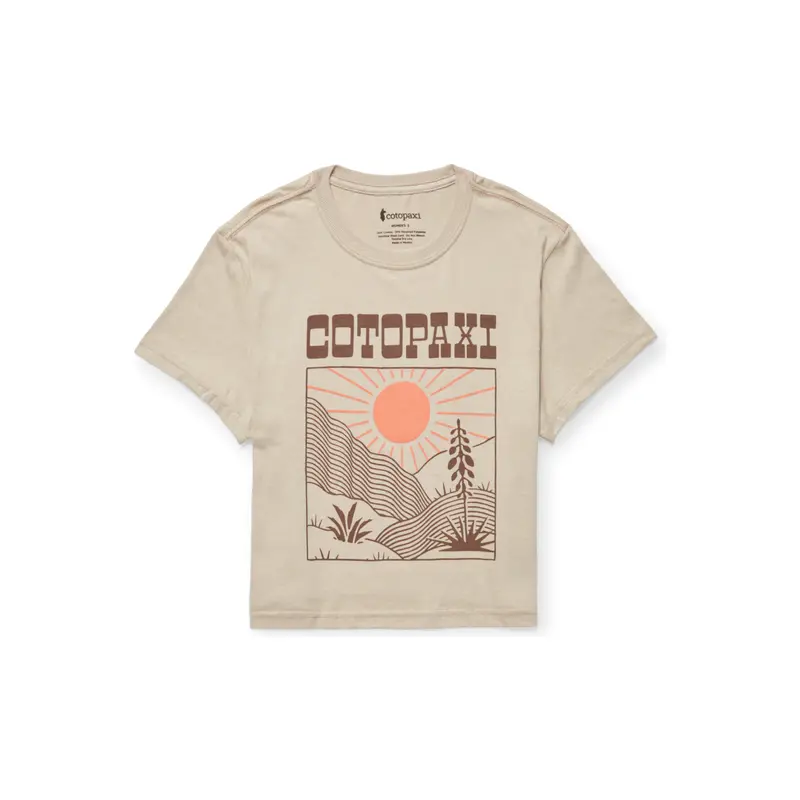 Cotopaxi Western Hills Crop T-Shirt For Women – Lightweight & Breathable 1