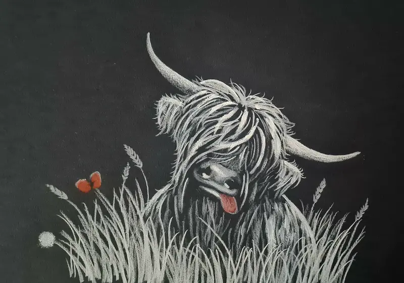 Crazy Coo – Original Polychromo Artwork 1