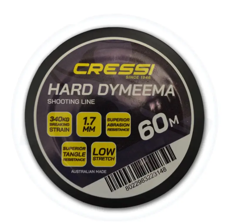 Cressi Dyneema Shooting Line – 1.7Mm × 60M, White 1