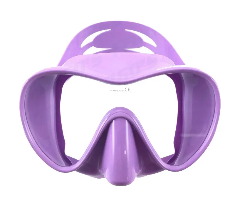 Cressi F1 Frameless Low-Volume Snorkel Mask – Small Fit 1