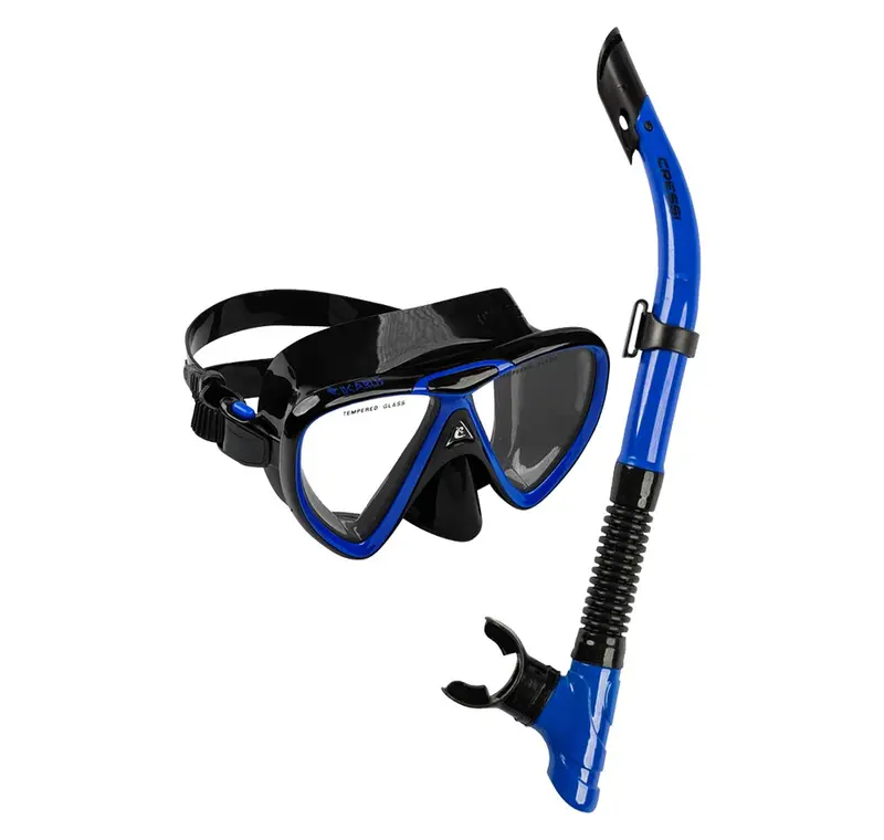 Cressi Ikarus Mask & X-Hale Snorkel Combo Set 1